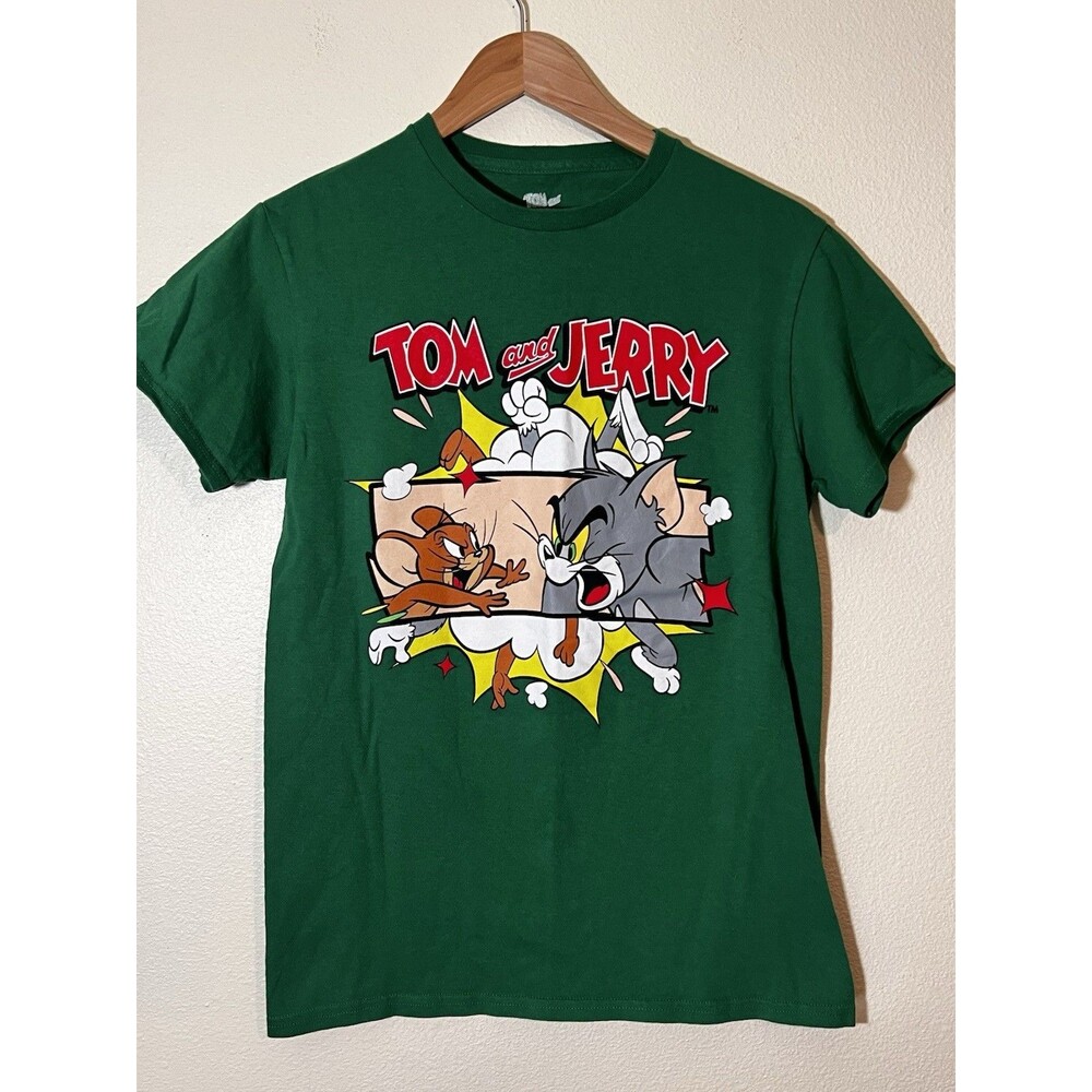 Tom and Jerry Men's Graphic T Shirt - Size Small